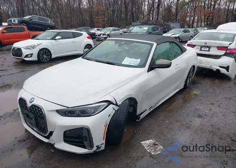 2021 BMW M440I z USA, uszkodzony, nr VIN WBA53AT00MCF84158
